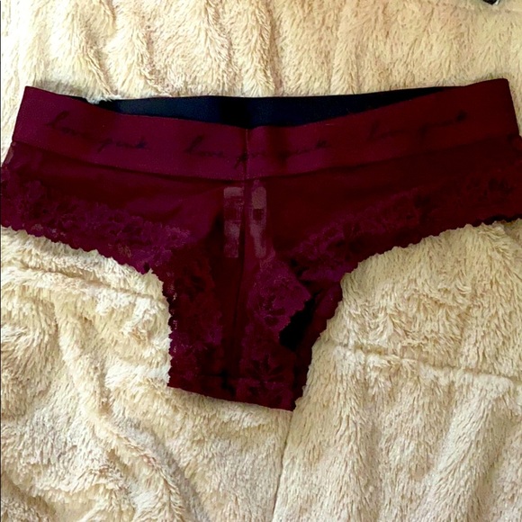 Victoria’s Secret PINK new w/ tags lace mesh panty - Picture 3 of 4